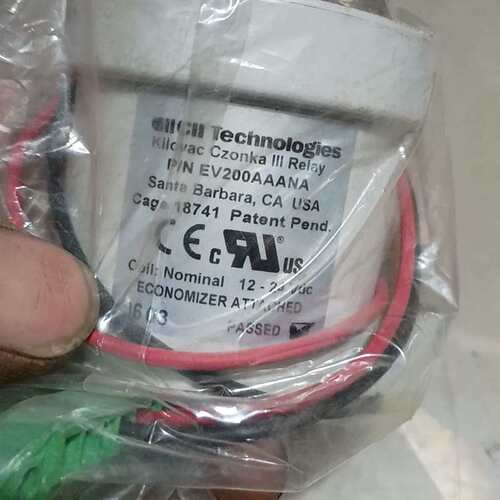 议价TE EV200AAANA继电器 Kilovac Czonk可维修