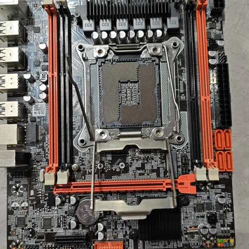 议价X99D3M主板，橙色PCB，支持E5系列CPU，4个DDR可维修