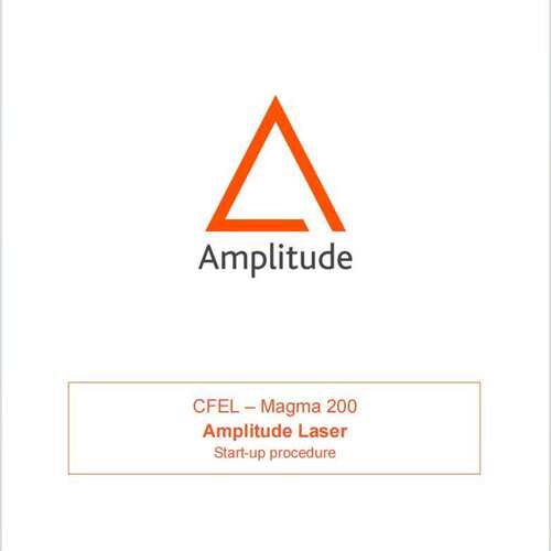 议价Amplitude CFEL – Magma 200 开关机可维修
