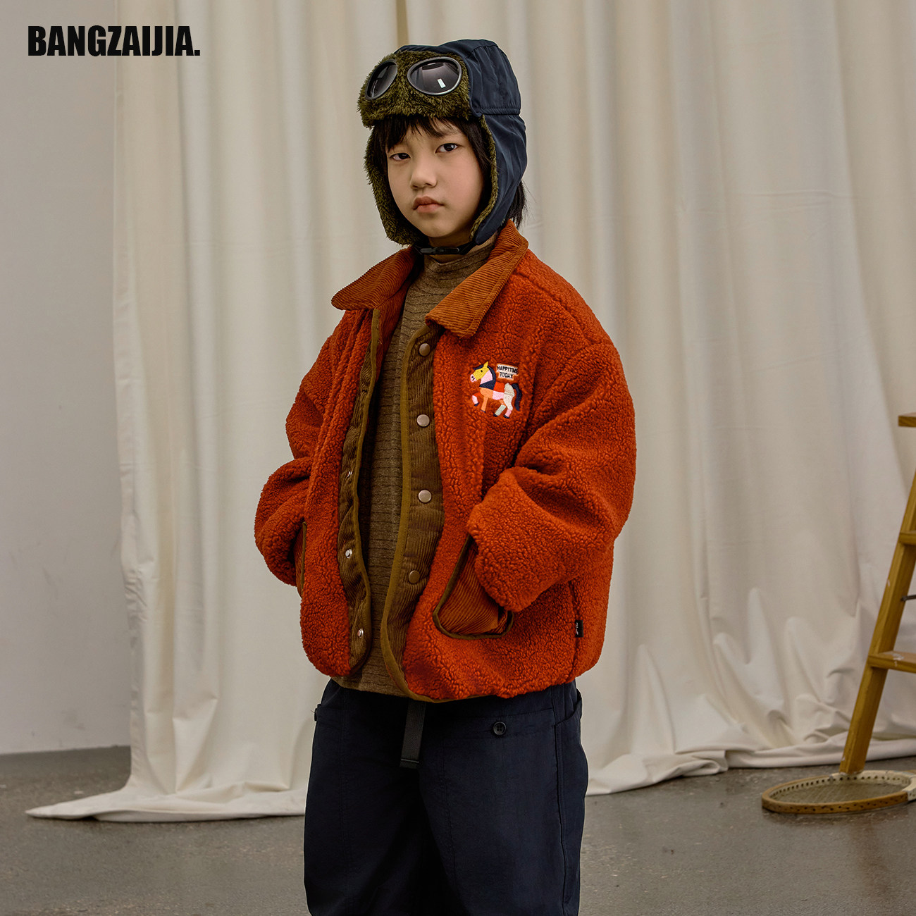 【红色小马棉服】儿童冬季加厚新年红色夹棉刺绣棉服男女童外套,童装/婴儿装/亲子装,普通外套,淘宝优惠券,粉丝福利购,淘宝优惠卷