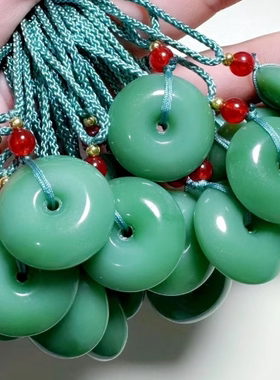 新款面包平安扣项链直播引流爆款扣扣子吊坠时尚简约项链厂家直销