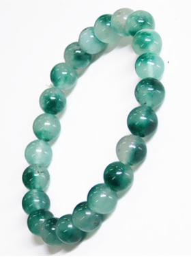 diy成品飘蓝花玉石手串