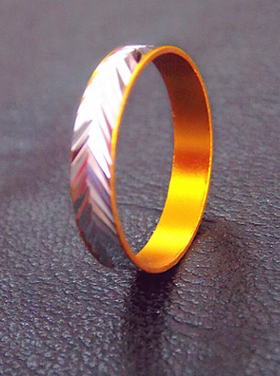 时尚风电镀情侣尾戒