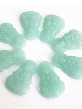 仿玉时尚风观音礼品吊坠项链