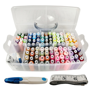 402缝纫线手缝线缝纫机用小支套装 100色60色30色高品质不起毛