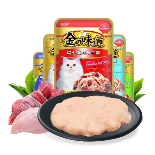 伊纳宝猫零食金之味道湿粮妙鲜包