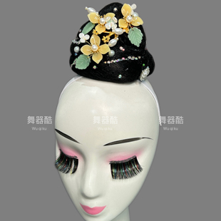 新款古典舞寒依疏影舞蹈头饰艺考桃李杯古典舞民族舞头饰来图定制