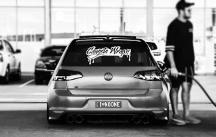 日本改装 车贴拉花 汽车贴纸后挡风玻璃贴纸JDM前档防水防晒通用款