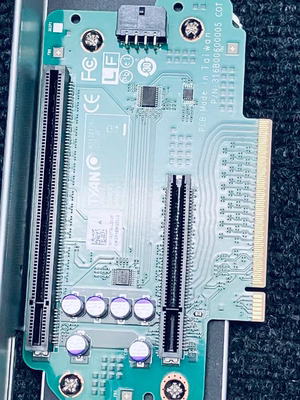 泰安TYAN B7132T75E8HR riser卡 PCIE 5.0X16 M7132T75-L20-2F