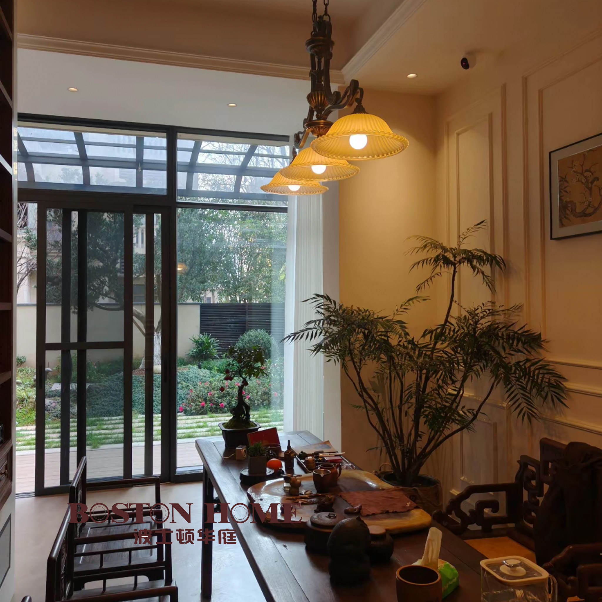 美式金凤凰系列638餐吊艾菲特餐厅吊灯