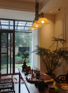 美式金凤凰系列638餐吊艾菲特凯撒琳美克美家复古简约餐厅茶桌灯
