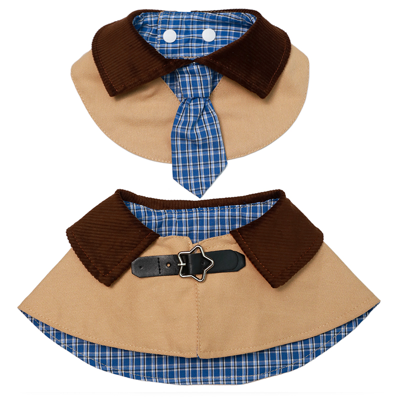 巴恩风宠物假领狗狗猫咪英伦范领带披肩围脖秒变时尚小绅士围嘴