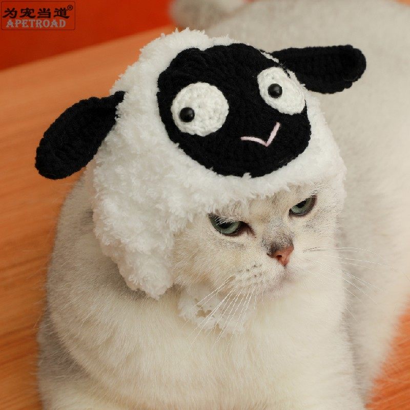 为宠当道猫羊了个羊帽子卡通