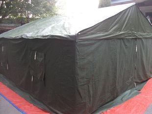 冬暖夏凉 帆布施工帐篷 外用帐篷 工程帐篷 棉帐篷带地梁