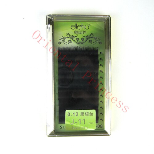 粤丽婷黑貂丝睫毛单根种植嫁接睫毛超舒适长款自然逼真假睫毛