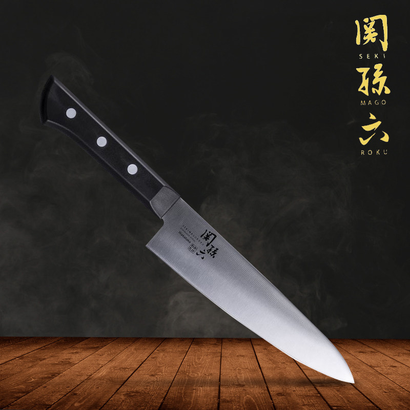 KAI贝印关孙六若竹系列厨房多用主厨刀切菜肉AB-5422日本原装进口