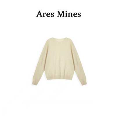 【盛朗熙Ares Mines】基础美学 满分wool极简多色圆领针织打底衫