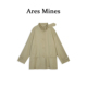 内外撞色设计高领大扣袢风衣外套女 伊顿公学 盛朗熙AresMines