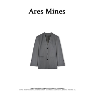 小众气质 Mines 西服半身裙套装 Ares 简约V领设计款