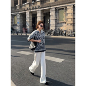 长裤 基础休闲松紧高腰直筒直筒卫裤 盛朗熙AresMines 闲度时光