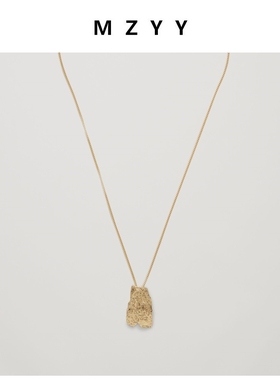 mzyy金色不规则cos项链