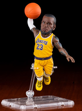 NBA篮球明星系列勒布朗詹姆斯詹皇湖人James23号人偶摆件模型手办