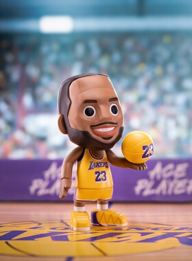 王牌化身詹姆斯确认款 NBA官网授权正品占士潮玩手办球迷摆件送礼