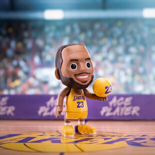 王牌化身詹姆斯确认款 NBA官网授权正品占士潮玩手办球迷摆件送礼