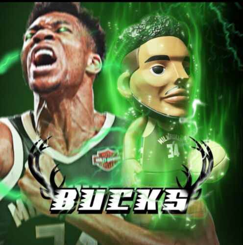 王牌化身MVP字母哥确认款NBA官网授权正品潮玩手办球迷摆件送礼物
