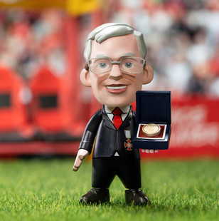 王牌化身弗格森爵士大隐藏传奇教练曼联足球队系列手办收藏公仔