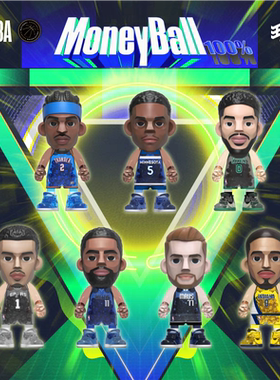 王牌化身NBA 100% MoneyBall塔图姆爱德华兹文班亚马哈里伯顿手办