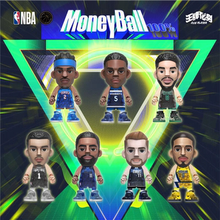 王牌化身NBA 100% MoneyBall塔图姆爱德华兹文班亚马哈里伯顿手办