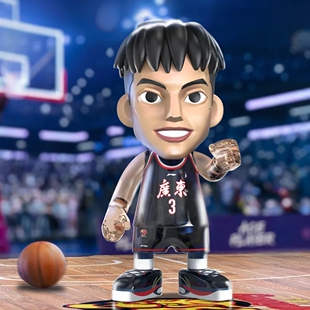 王牌化身胡明轩MoneyBall官网正品cba广东队篮球手办中娃收藏送礼