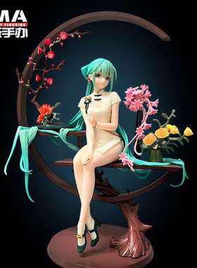 初音未来手办韶华旗袍初音