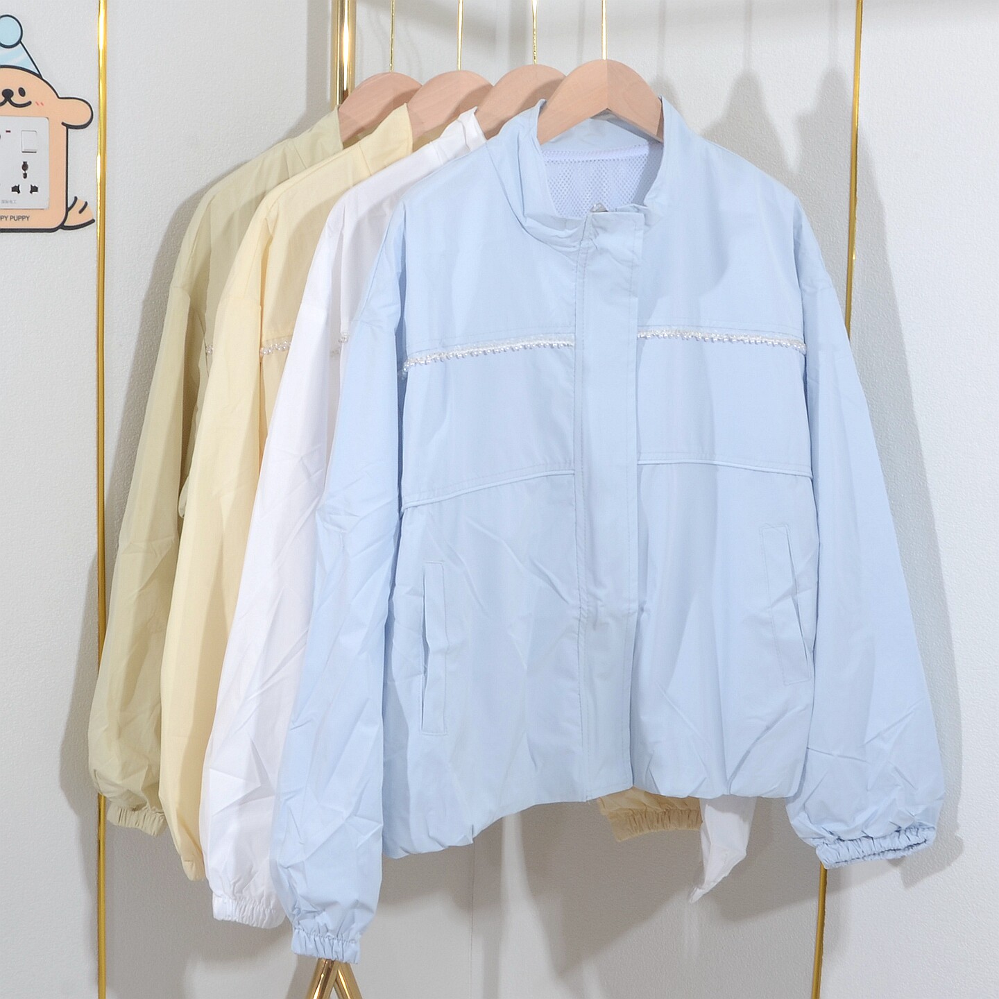 宽松立领时尚2025新款减龄短外套