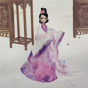 古装可儿娃娃衣服小布OB 夜萝莉心怡宇哥BJD男女兵人衣服六分三分