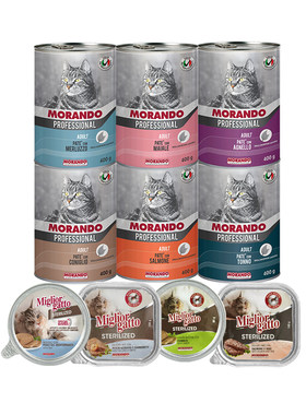 不染 茉兰朵猫罐头Morando火腿莫兰多猫罐头成幼猫咪主食罐头400g