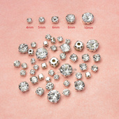 热销 婚纱包手机饰品配件补钻材料 鞋 A级玻璃水晶手缝钻爪钻 服装