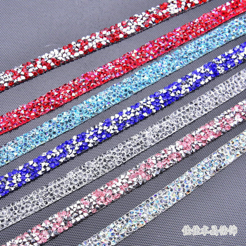 舞蹈服燙鑽彩色鑽條碼1cm寬 水鑽腰鏈婚紗演出鑽鏈網鑽服裝輔料在類目 飾品/流行首飾/時尚飾品新, DIY配件, 鏈條中 - 來自Buy2taobao.com提供專業的淘寶代購服務