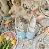 幻境童话Lolita原创小甜心圆头玛丽珍鞋 日系少女甜美可爱百搭LO鞋