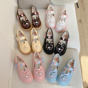 【全款现货】幻境童话lolita夹心兔饼干lo鞋日系甜美百搭可爱甜妹