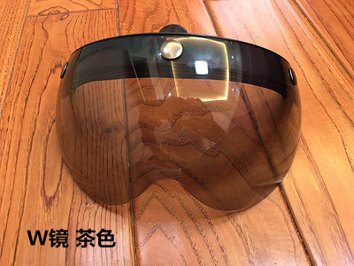 复古通用纽扣防晒摩托车头盔