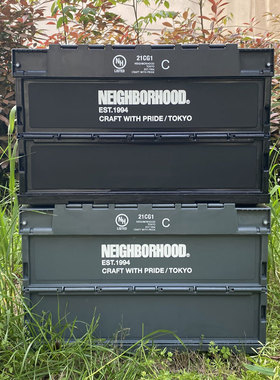 NBHD收纳箱日式折叠车用储物Neighborhood塑料整理盒户外置物箱
