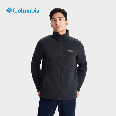 Columbia休闲保暖加绒针织外套男