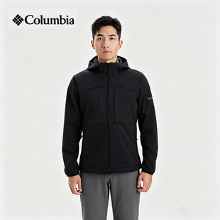 Columbia哥伦比亚软壳衣男25秋冬户外新款连帽开衫夹克外套XE8524