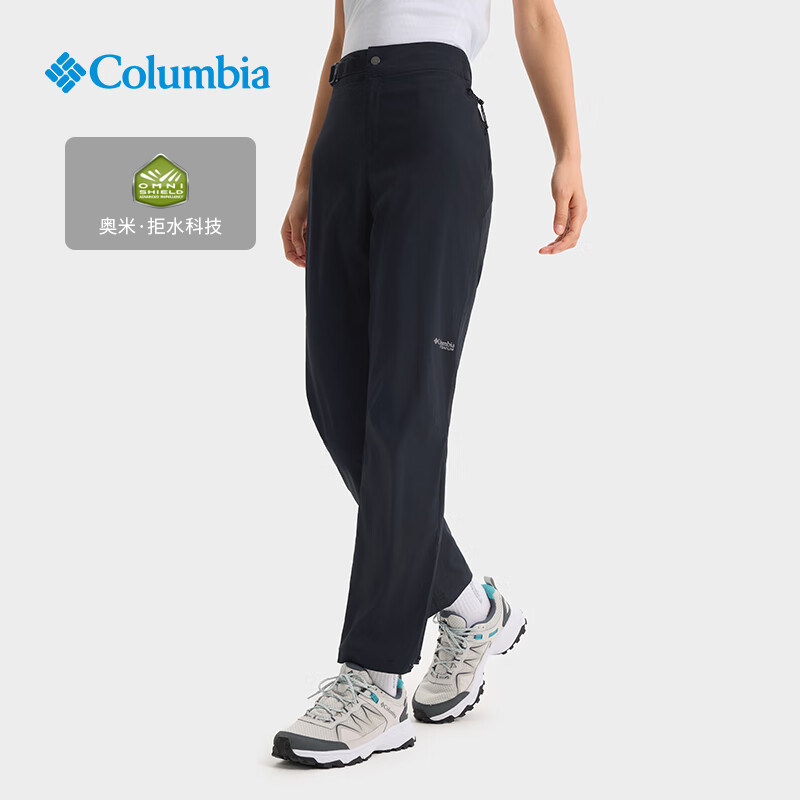 Columbia哥伦比亚女裤25春夏户外钛金系列拒水登山徒步长裤AR3011