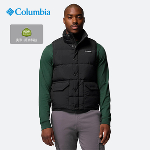 Columbia哥伦比亚户外男25新款 650蓬加厚保暖拒水羽绒马甲WE1985