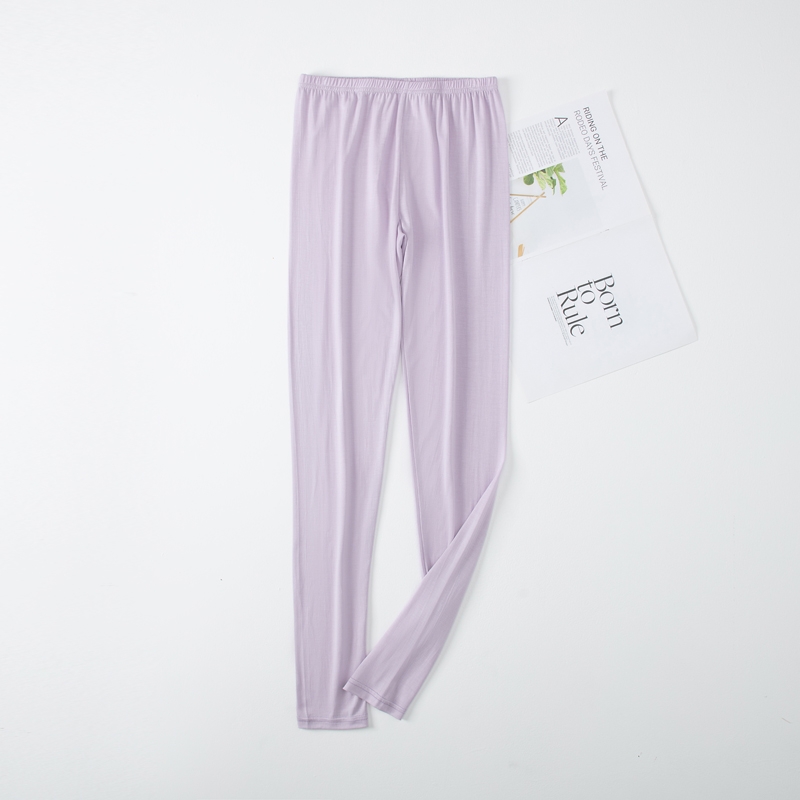 长裤真丝女桑蚕丝睡裤秋裤薄款