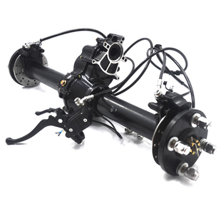 电动三轮车碟刹后桥总成 灰土车沙滩车扫地车 游乐车特种设备改装