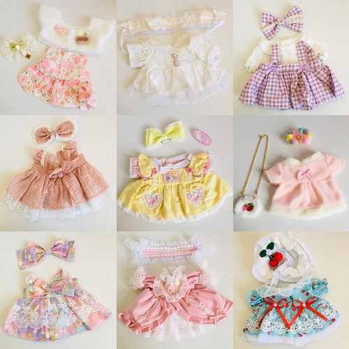 星黛露玲娜贝儿衣服s号配饰30cm关节熊娃衣手作毛绒玩偶裙子服装